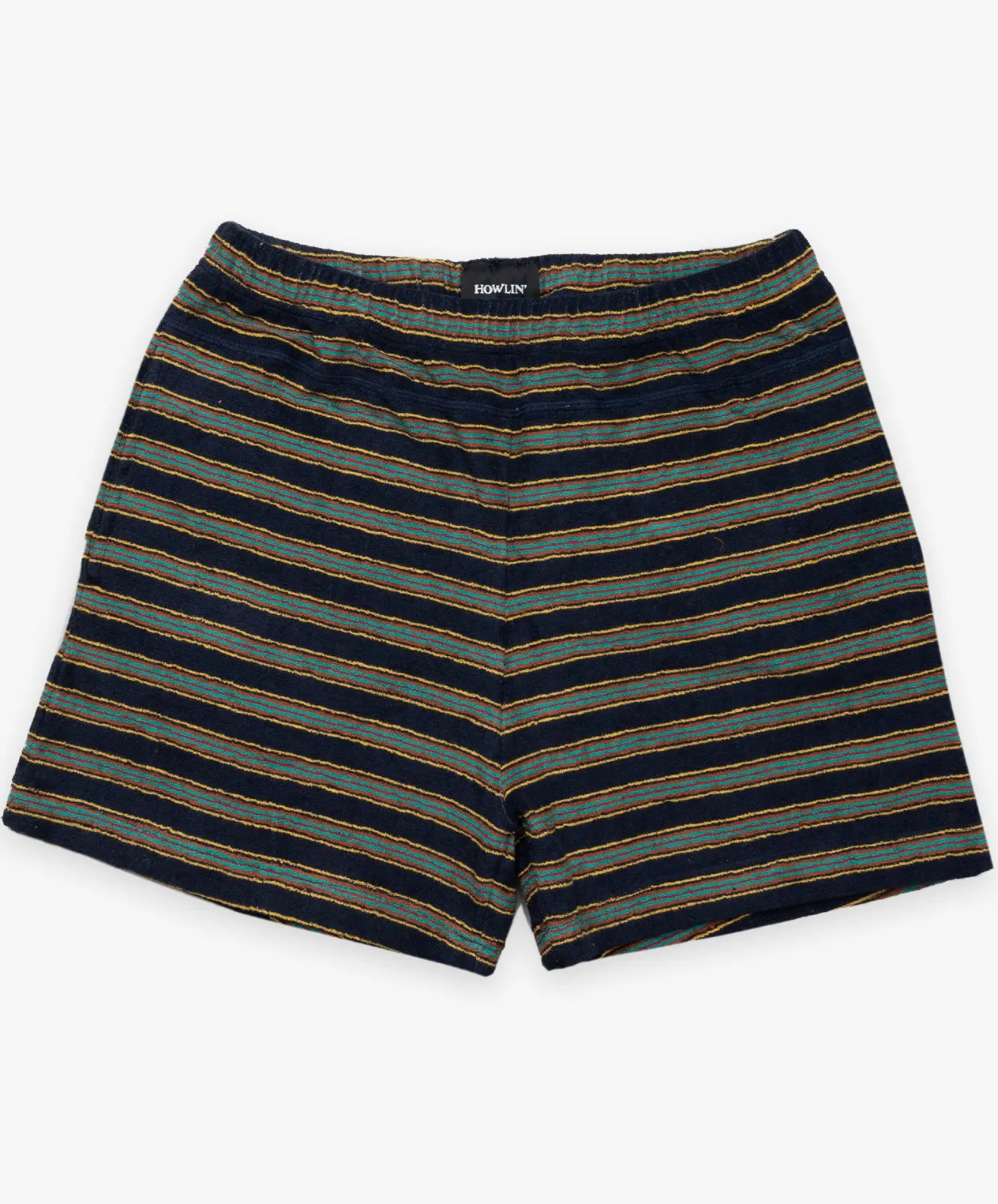 Howlin Towel Shorts Stripes - Magic Navy Store