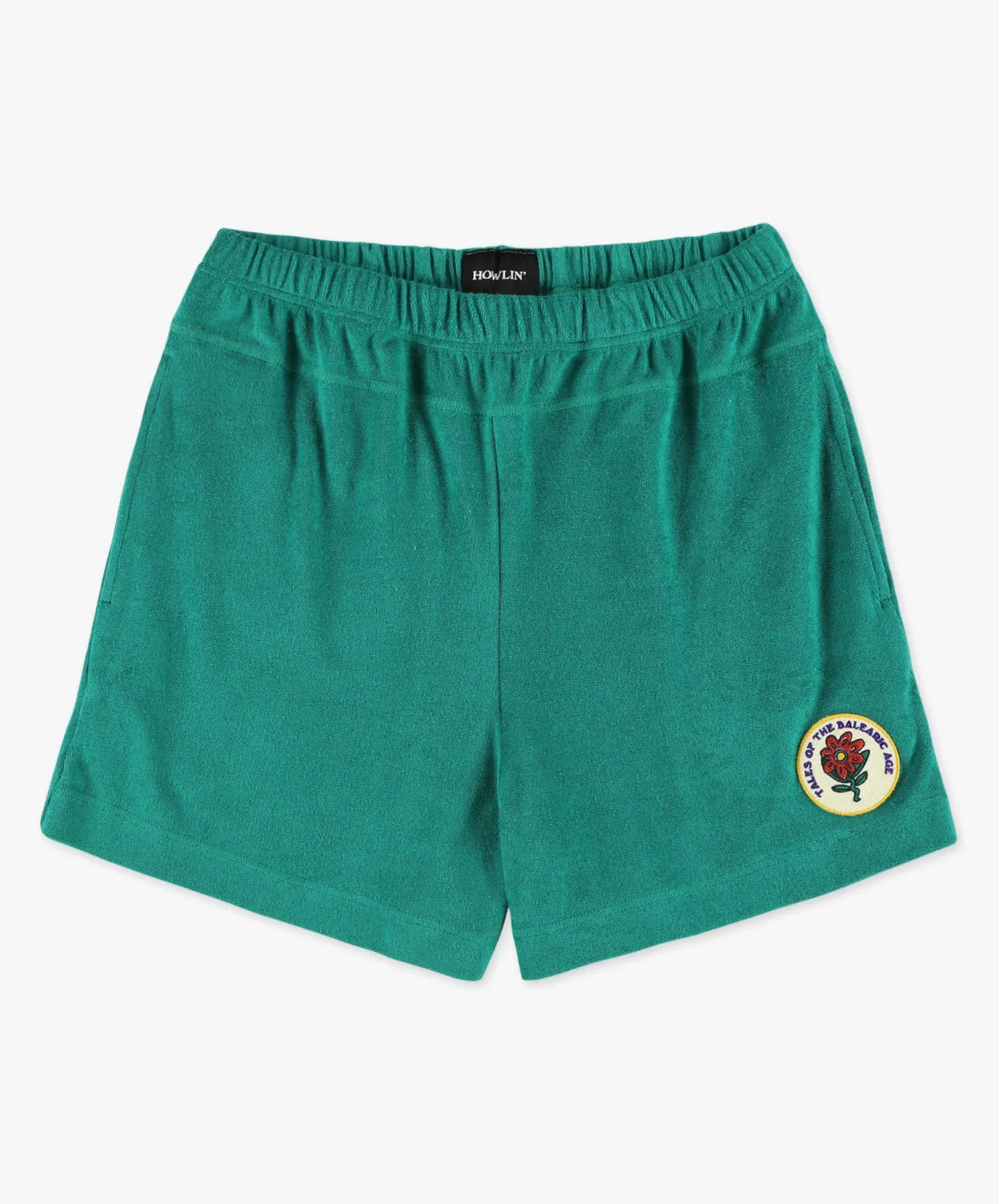 Howlin Towel Shorts Uni - Tales Of The Balearic Age - Green Bliss Fashion