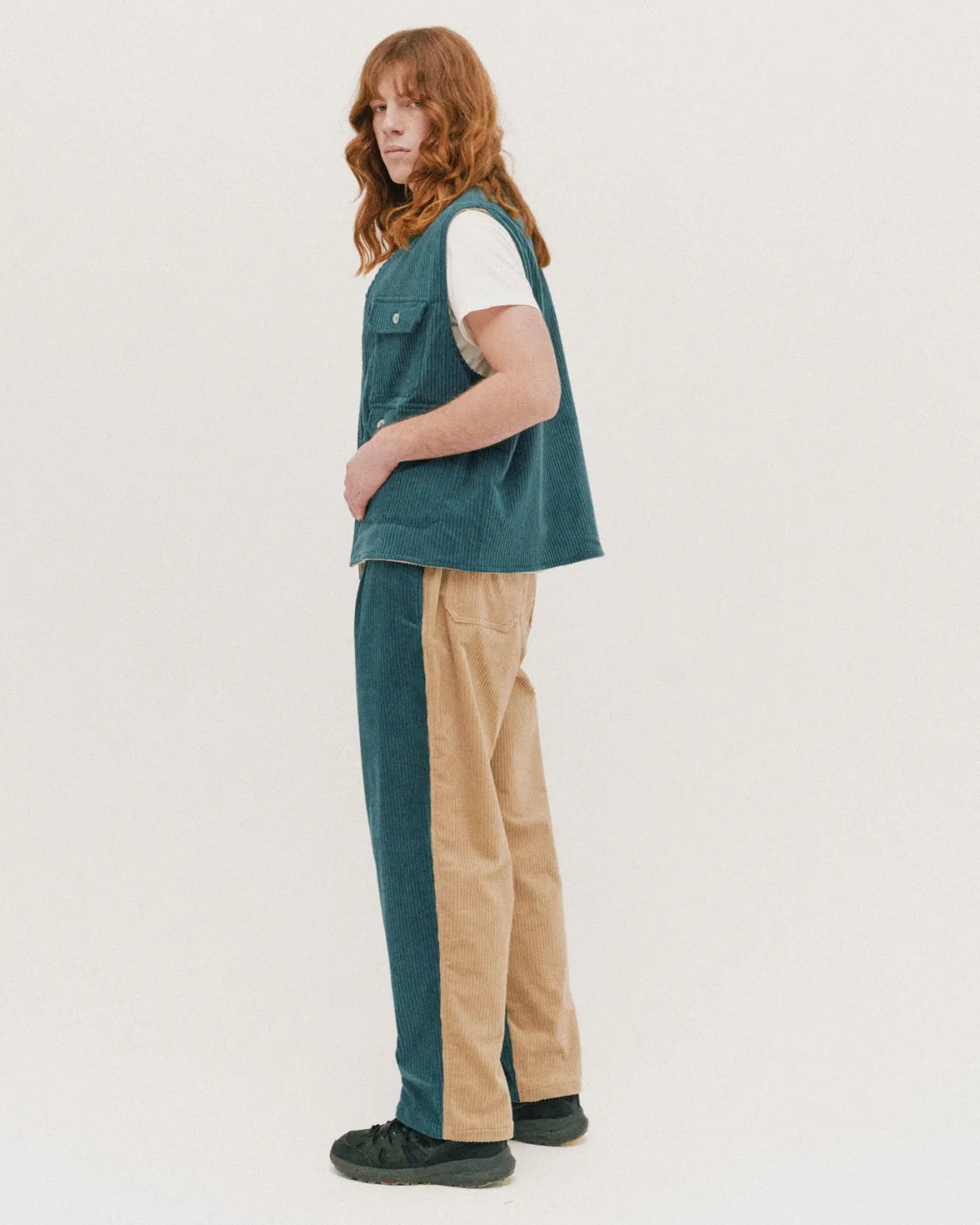 Howlin Two Bones In Space Pants - Petrol Mix Cheap