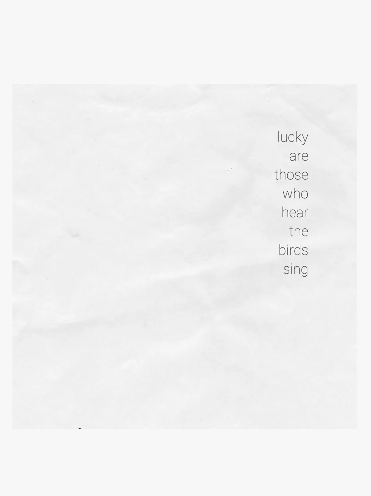 Music Various Artists - Lucky Are Those Who Hear The Birds Sing LP Outlet