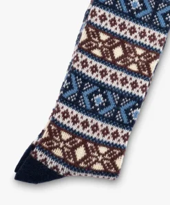 Anonymous Ism Wool JQ Socks - Navy Hot